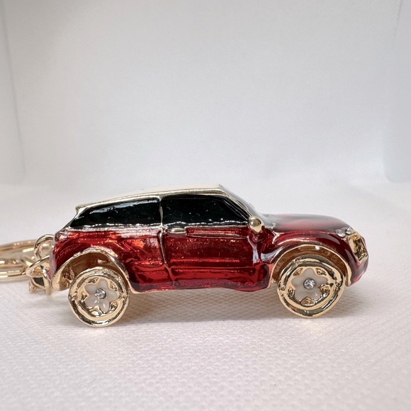New Red Mini Cooper Car Bag charm keychain - Picture 3 of 9